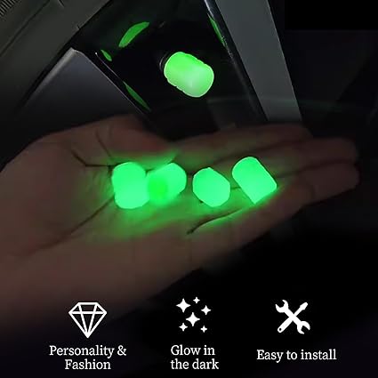 Car Luminous Tire Valve Cap(4 pcs set)